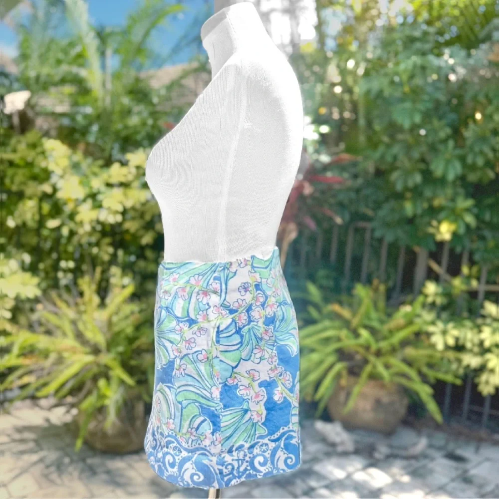 💥🆕💥 Lilly Pulitzer Tate Skirt (Bay Blue Coasting)